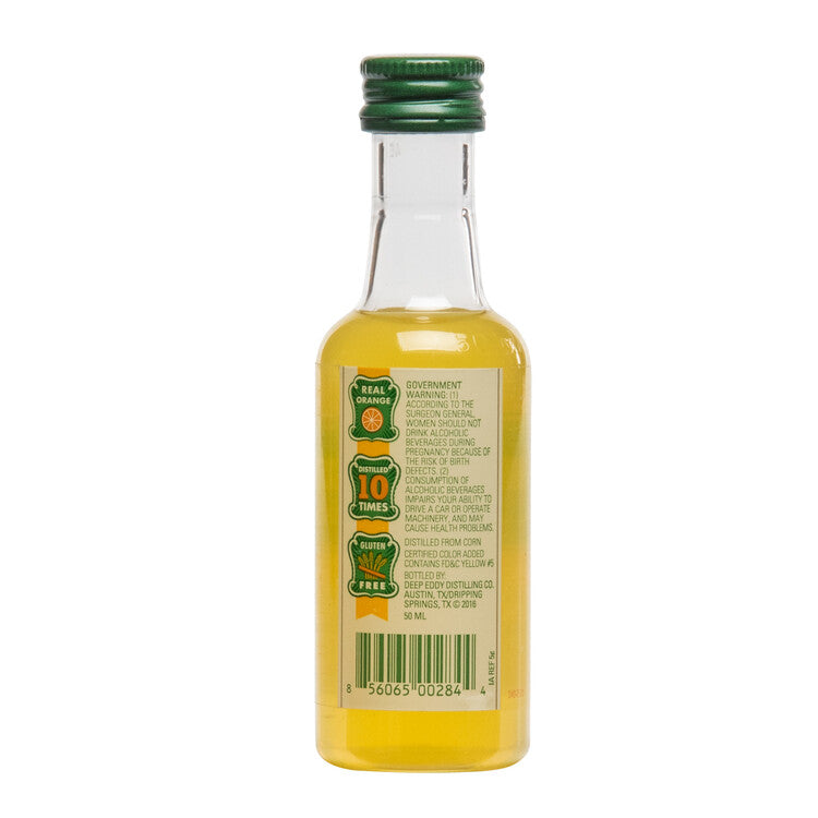Deep Eddy Orange Flavored Vodka 70 - 50ML - Back
