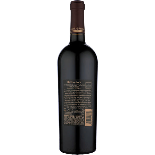 Chimney Rock Cabernet Sauvignon Arete Stags Leap District 2017 - 750ML - Back