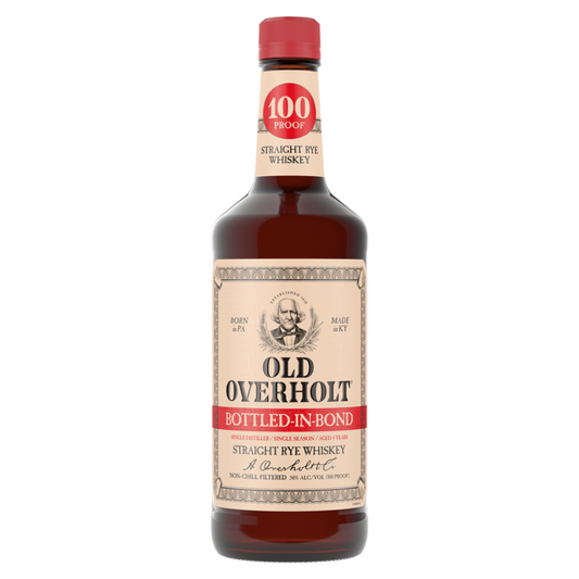 Old Overholt Straight Rye Whiskey Bonded 4 Yr 100 - 1.0L