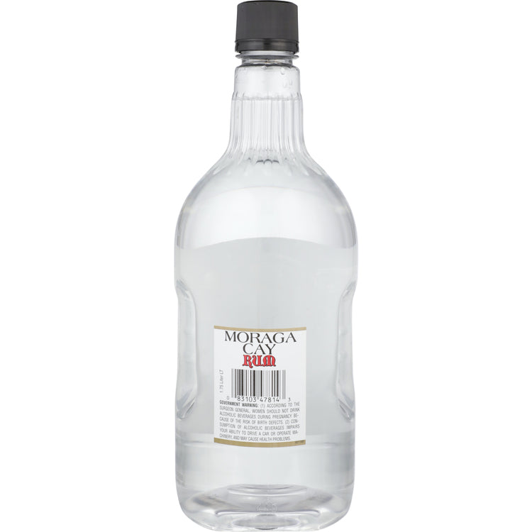 Moraga Cay Light White Rum 80 - 1.75L - Back