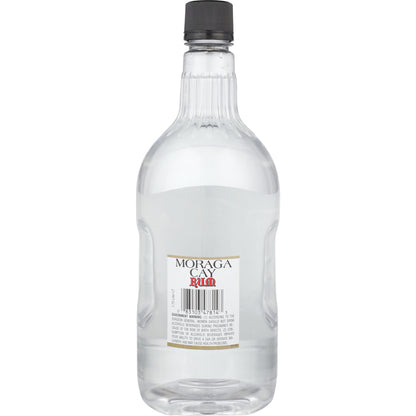 Moraga Cay Light White Rum 80 - 1.75L - Back