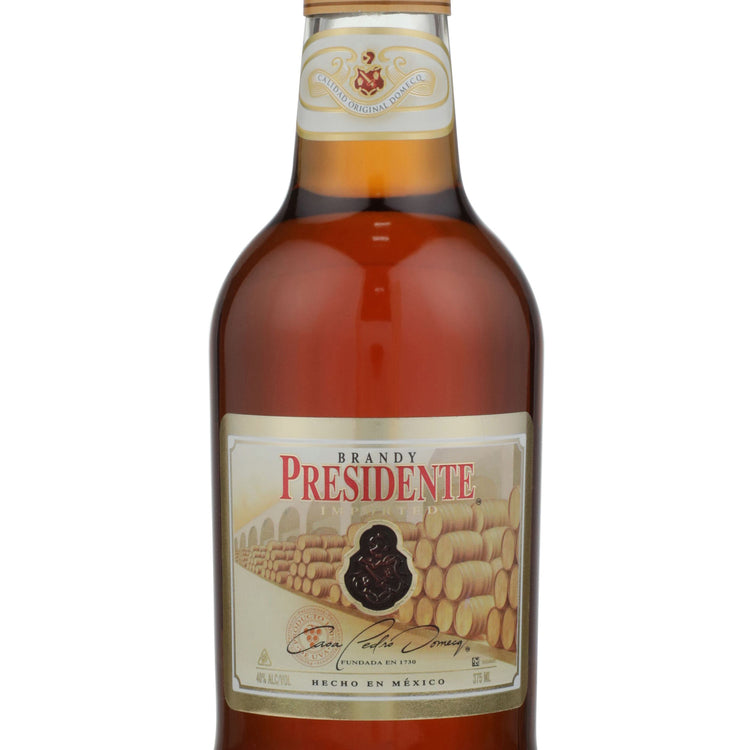Presidente Brandy 80 - 375ML - Front Label