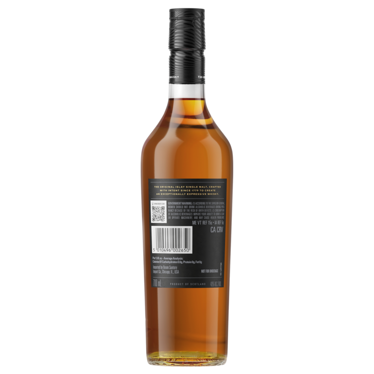 Bowmore Single Malt Scotch Sherry Oak Cask 12 Yr 80 - 700ML - Back