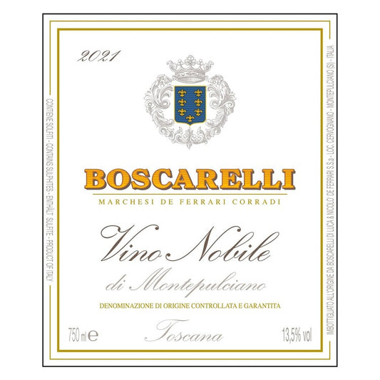 Boscarelli Vino Nobile Di Montepulciano 2021 - 750ML - Front Label
