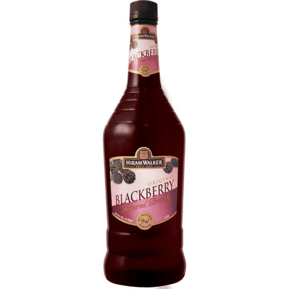 Hiram Walker Blackberry Flavored Brandy 70 - 1.0L - Front