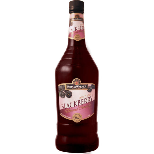 Hiram Walker Blackberry Flavored Brandy 70 - 1.0L - Front