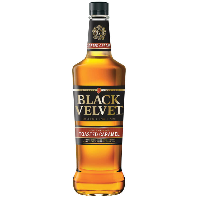 Black Velvet Toasted Caramel Flavored Whisky 70 - 750ML - Front