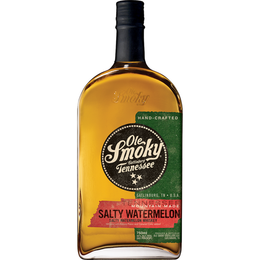 Ole Smoky Salty Watermelon Flavored Whiskey Mountain Made 60 - 750ML