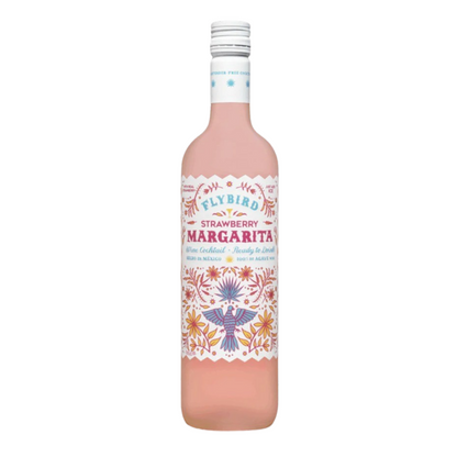 Flybird Strawberry Margarita Wine Based Cocktail - 187ML - Front