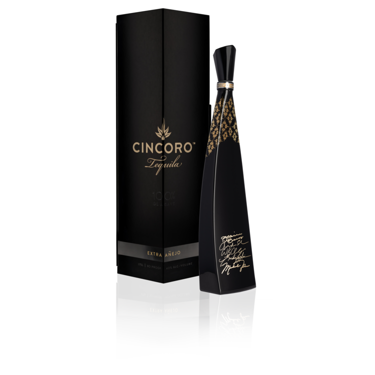 Cincoro Tequila Extra Anejo 80 W/ Wooden Gift Box - 1.75L - Back