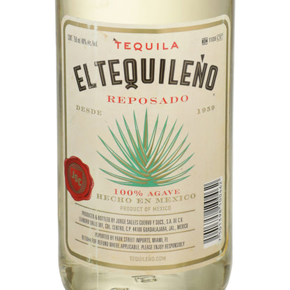 El Tequileno Tequila Reposado 80 - 750ML - Front Label