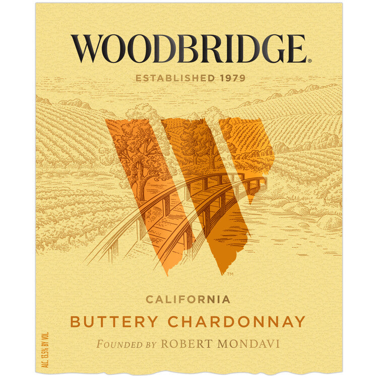Woodbridge Buttery Chardonnay California - 1.5L - Front Label