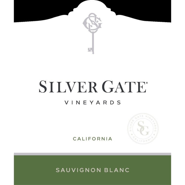 Silver Gate Vineyards Sauvignon Blanc California - 750ML - Front Label