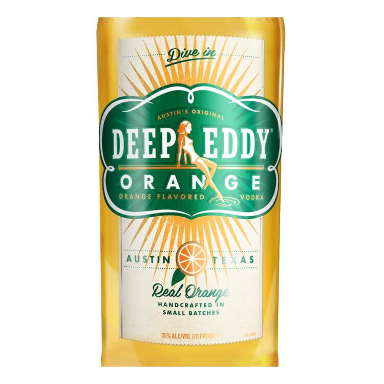 Deep Eddy Orange Flavored Vodka 70 - 1.0L - Front Label