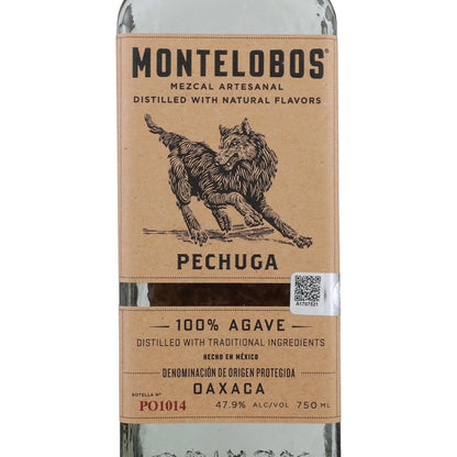 Montelobos Mezcal Artesanal Pechuga 95.8 - 750ML - Front Label