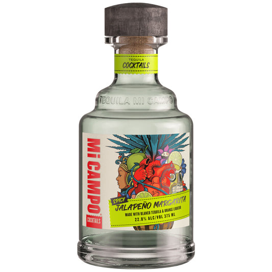 Mi Campo Spicy Jalapeno Margarita Tequila Cocktail 45.6 - 375ML