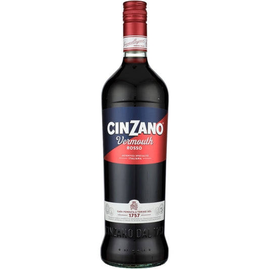 Cinzano Vermouth Sweet Rosso Riserva - 1.0L - Front