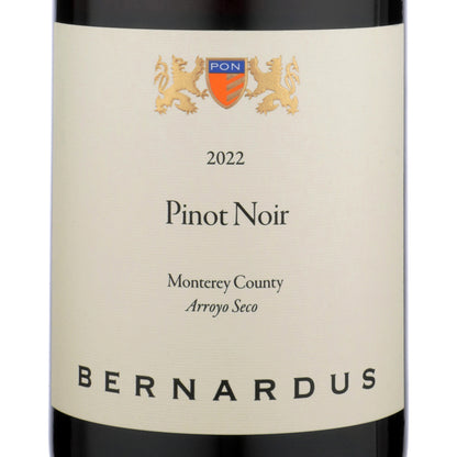 Bernardus Pinot Noir Arroyo Seco 2022 - 750ML