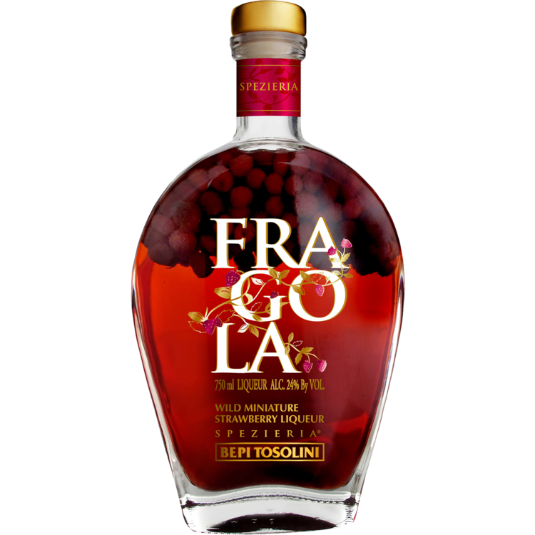 Bepi Tosolini Wild Miniature Strawberry Liqueur Fragola 48 - 750ML - Front