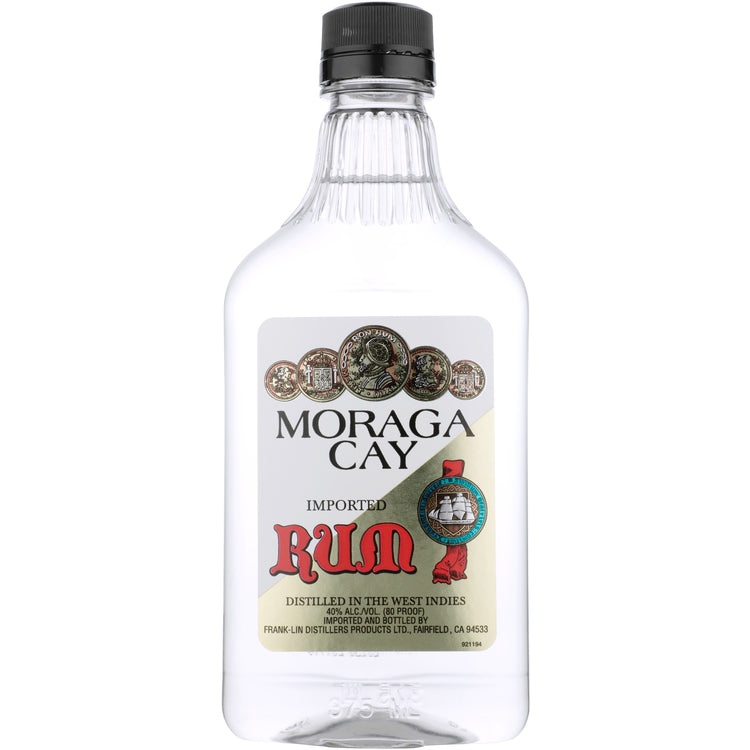 Moraga Cay Light White Rum 80 - 375ML - Front