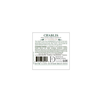 La Chablisienne Chablis La Pierrelee 2022 - 750ML