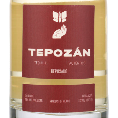 Tepozan Tequila Reposado 80 - 375ML - Front Label