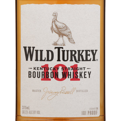 Wild Turkey Straight Bourbon 101 - 375ML - Front Label