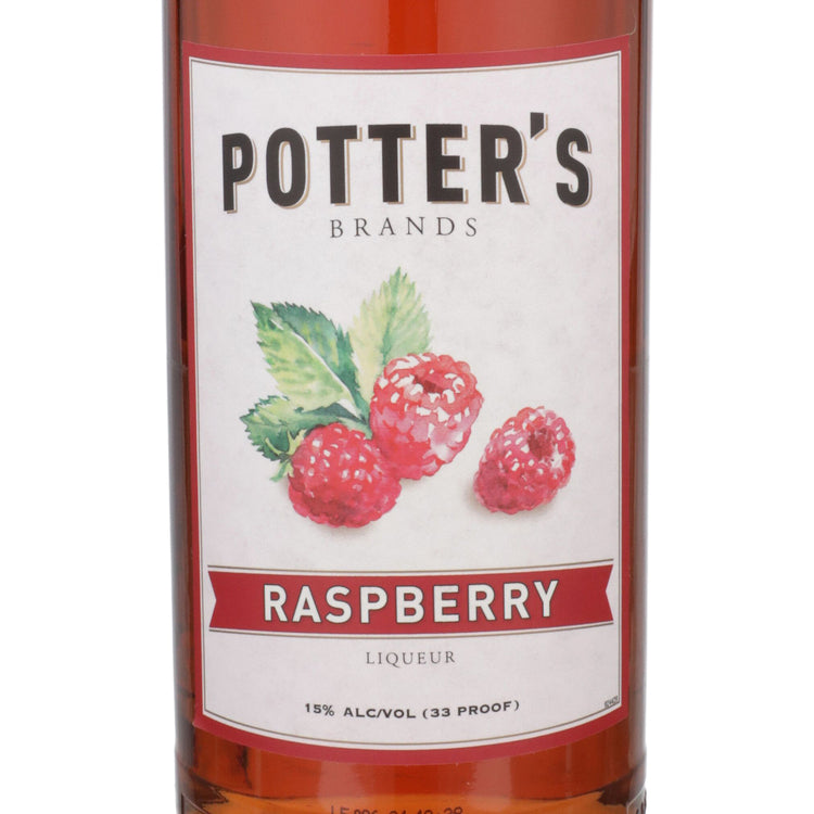 Potter's Black Raspberry Liqueur 33 - 1.0L - Front Label