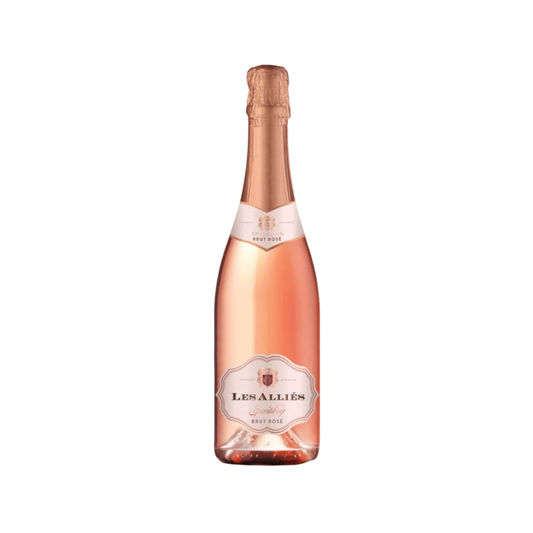 Les Allies Sparkling Brut Rose France - 750ML - Front