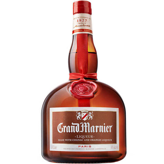 Grand Marnier Cognac & Orange Liqueur Cordon Rouge 80 - 1.0L - Front