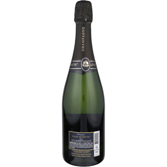 Louis Morette Champagne Grande Reserve Brut - 750ML - Back