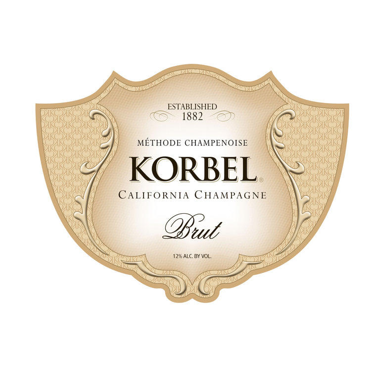 Korbel Brut California - 187ML - Front Label