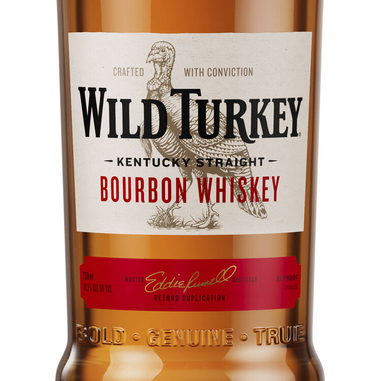 Wild Turkey Straight Bourbon 81 - 1.75L - Front Label