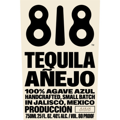 818 Tequila Anejo 80 - 750ML
