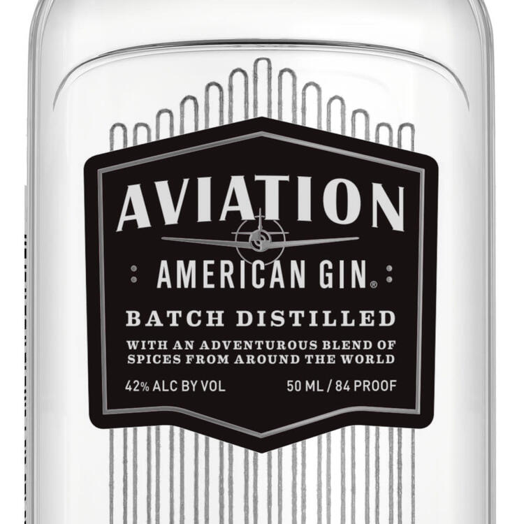 Aviation American Gin Batch Distilled 84 - 50ML - Front Label