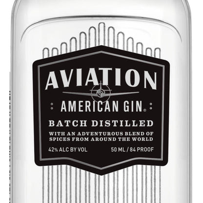 Aviation American Gin Batch Distilled 84 - 50ML - Front Label