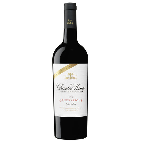 Charles Krug Red Wine Generations Family Reserve Napa Valley 2019 - 750ML
