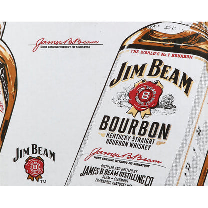 Jim Beam Straight Bourbon White Label 80 - 1.0L - Front Label