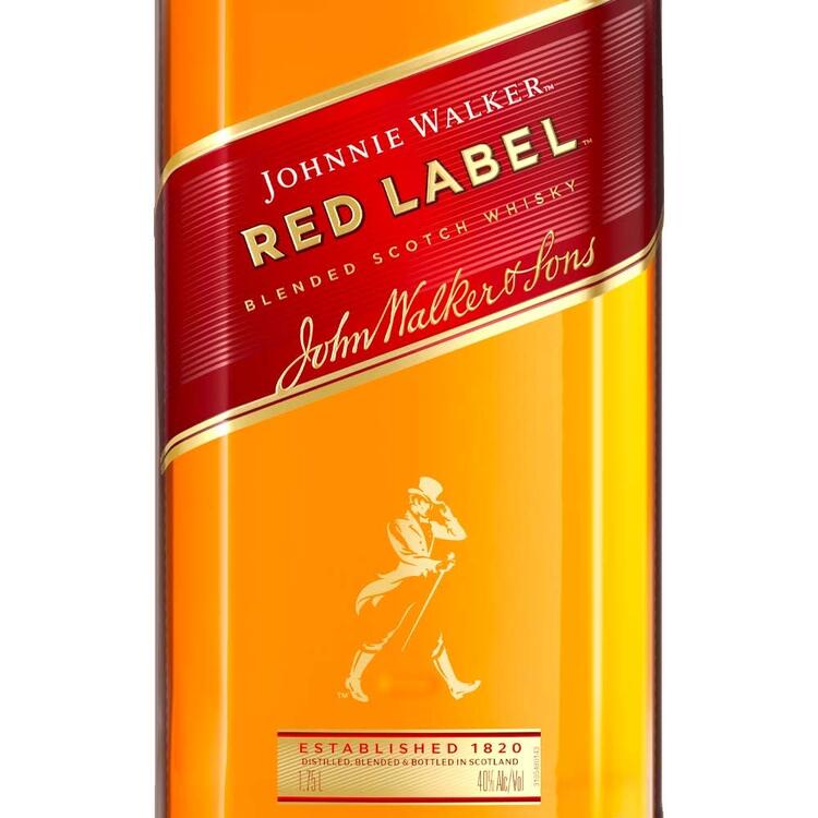 Johnnie Walker Blended Scotch Red Label 80 - 1.75L - Front Label