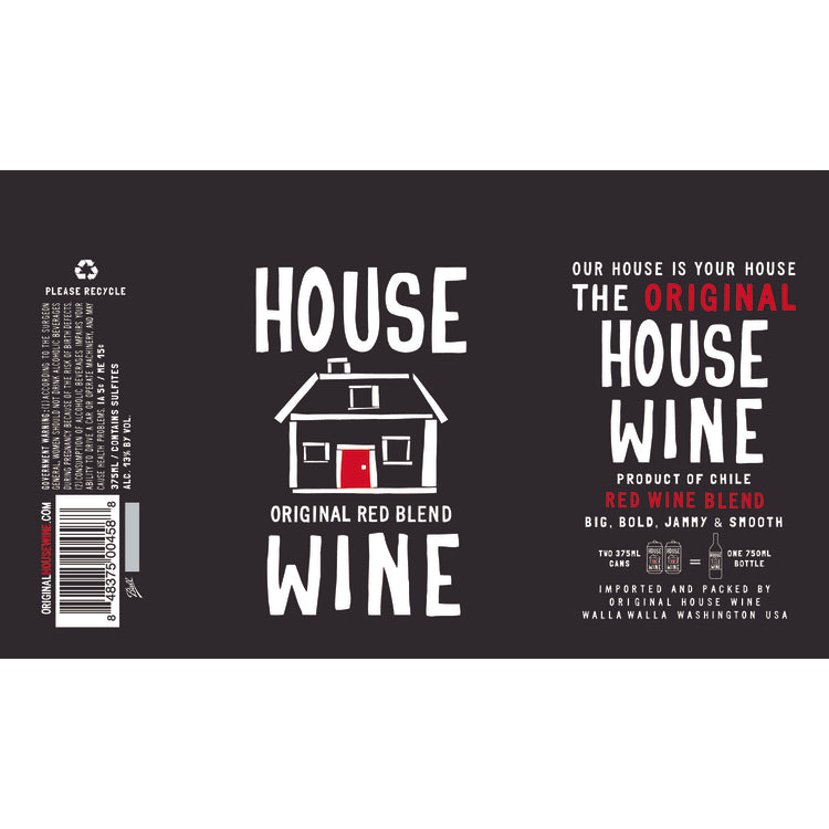 House Wine Original Red Blend American - 355ML