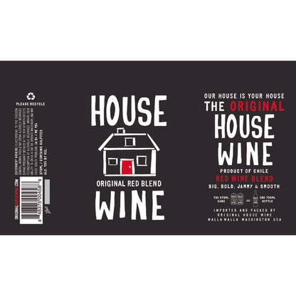House Wine Original Red Blend American - 355ML