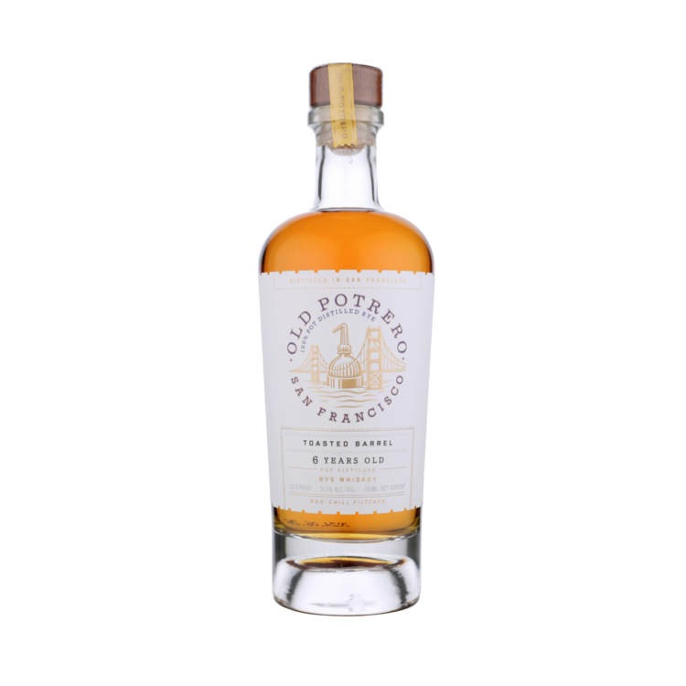 Old Potrero Rye Whiskey Toasted Barrel 6 Yr 102.4 - 700ML - Front