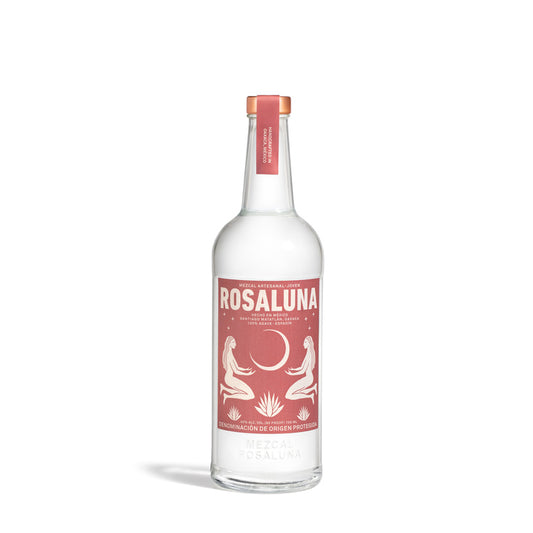 Rosaluna Mezcal Joven Usda Organic 80 - 750ML - Front