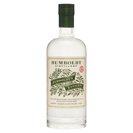 Humboldt Distillery Vodka Infused With Hemp Seed Humboldt's Finest 80 - 750ML - Front