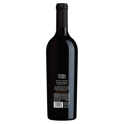 Terra D'Oro Zinfandel 125 Year Old Vines Deaver Vineyard Amador County - 750ML - Back