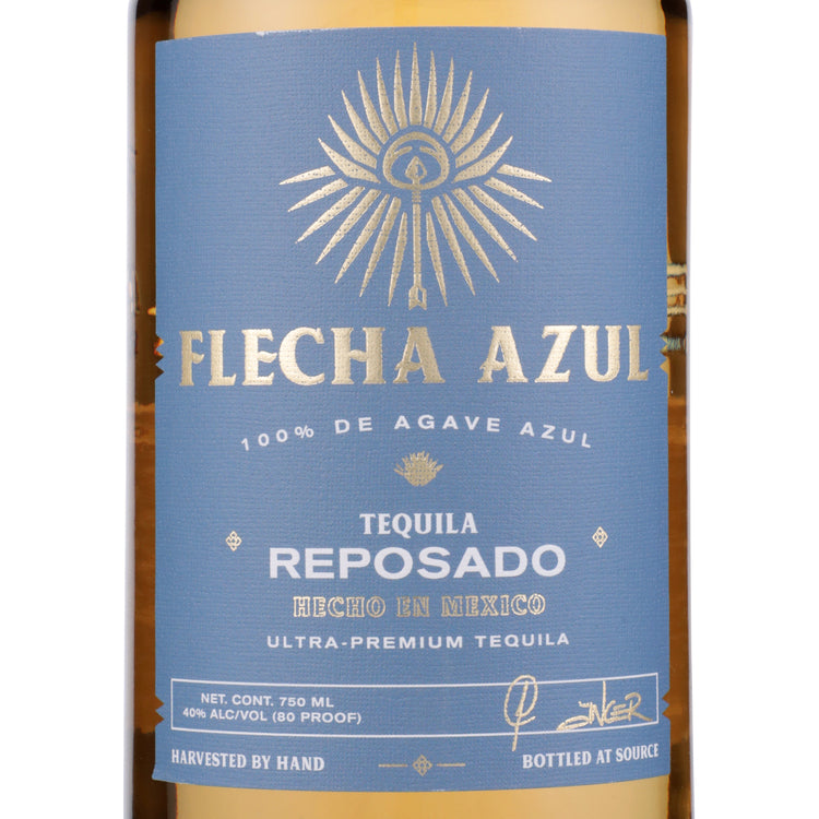 Flecha Azul Tequila Reposado 80 - 750ML - Front Label