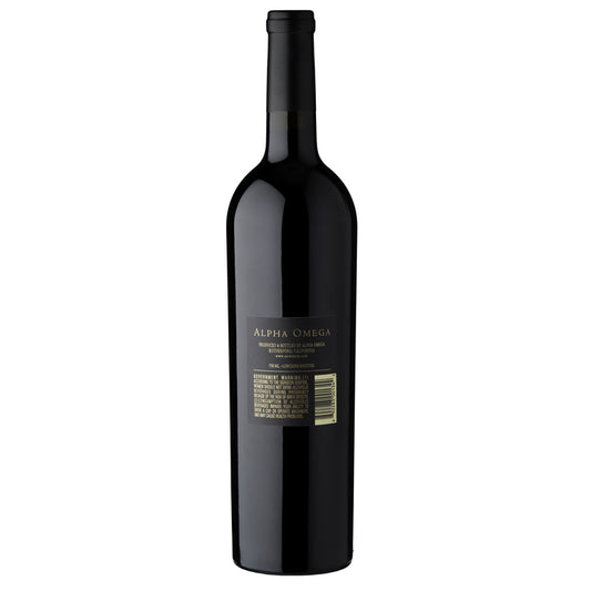 Alpha Omega Cabernet Sauvignon Napa Valley 2022 - 750ML - Back