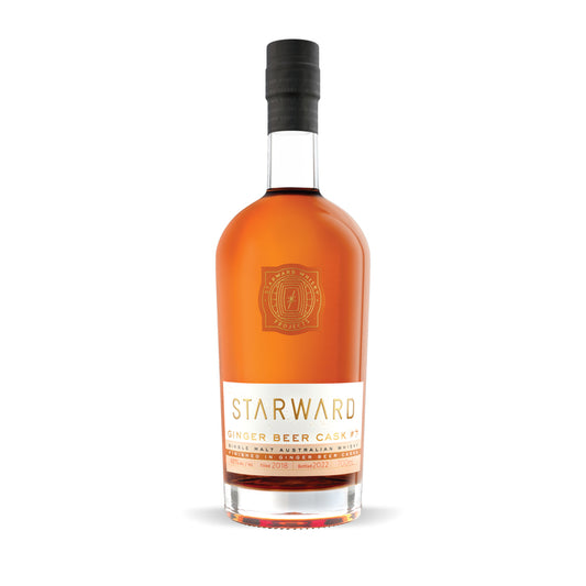 Starward Single Malt Whisky Ginger Beer Cask #7 3 Yr 96 - 700ML - Front