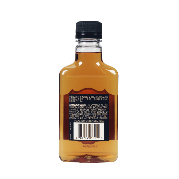Korbel Brandy 80 - 200ML - Back