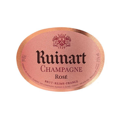 Ruinart Champagne Brut Rose - 750ML - Front Label